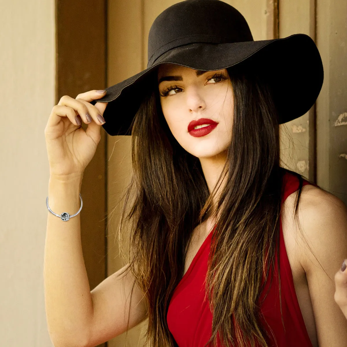 Wholesale custom design 925 sterling silver bulk astronaut beads beaded charm bracelets for women