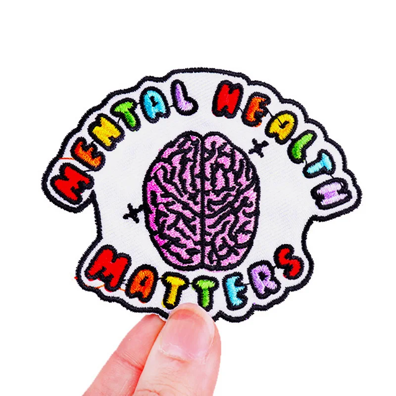 China Wholesale Free Sample Printed Logo Woven Patch Chenille Custom Heat Press Patches Embroidered For Tote Bags