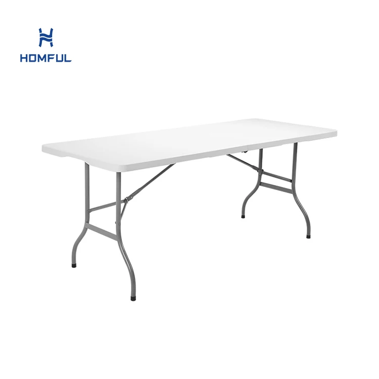 HOMFUL супер легкий УФ HDPE RV стол складной с ручкой замок для кемпинга пикника
