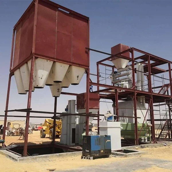 5 ton complete animal feed pellet production line and cattle feed plant