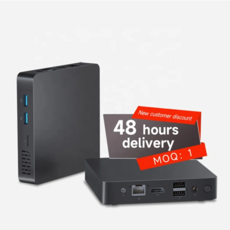Безвентиляторный Intel Core i3 i5 i7 Celeron J4125 2lan 6com 8USB Win10 Linux поддержка 4G LTE WIFI промышленный мини-ПК