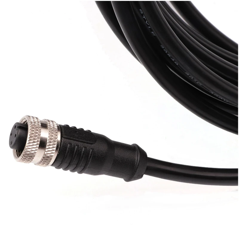 Brand new Ip65 Ip67 Ip68 Power Female 3 4 5 12 17 M8 Overmolded Extension Code Waterproof 1 Meter 8pin 8 Pin Sensor A Coding