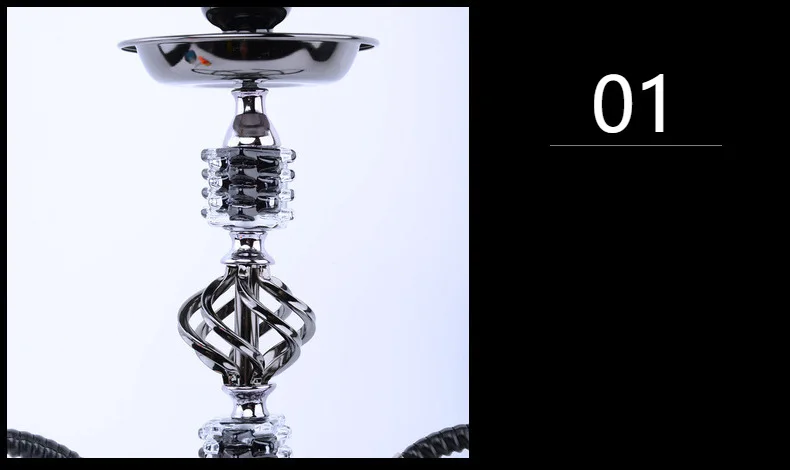 New Style electric Shisha Hookah New large base Circular Broken grain porcelain hookah