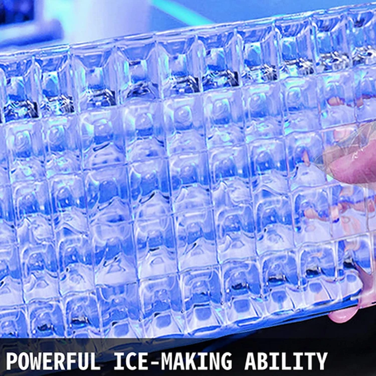 
880LBS 400kg Ice Cube Makers Machine Factory Price Stand Alone Ice Maker 