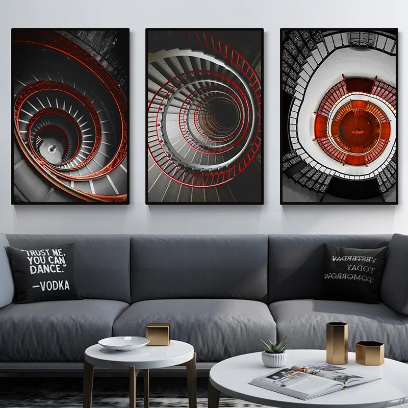 New Eco-Friendly material PET printed soundproof  wall art   decorative oil building  painting for living room wall  by numbers