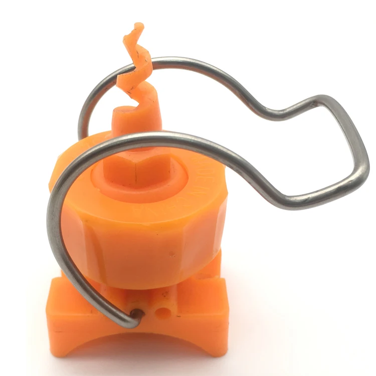 26988-pp air nozzle clamp Plastic Clip Adjustable Ball Plastic Pipe Clamp Spray Nozzle On Flat Fan Nozzle