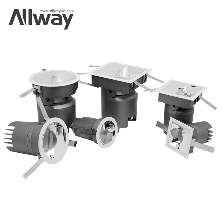 Easy Installation Spot Lighting Fixed Ceiling Recessed Downlight Home Office12W LED Spotlight