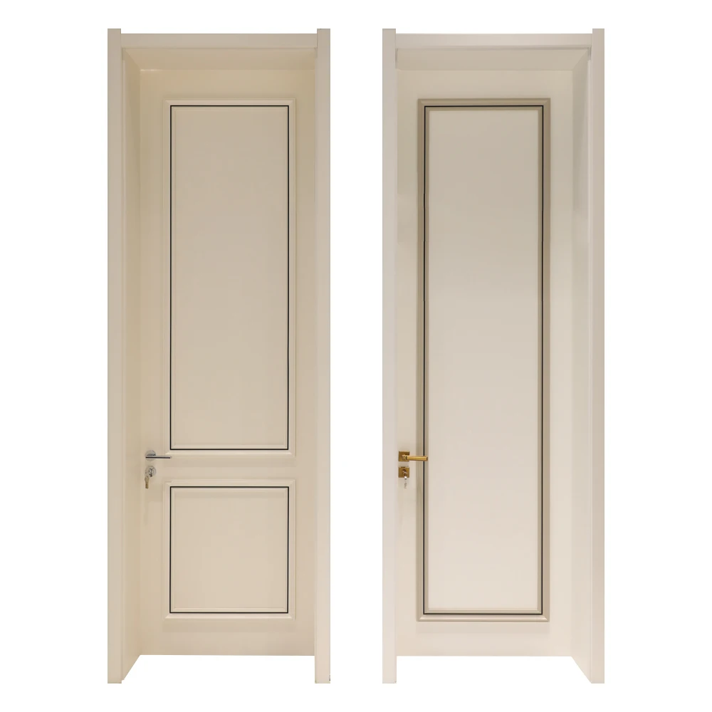 High Quality European Style Waterproof Moisture proof WPC PVC Swing Door WPC Door FOR Hotel