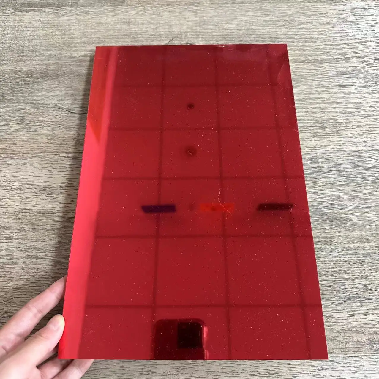 New design WPC PVC wall Panel metal texture bamboo charcoal wood mirror board for office building