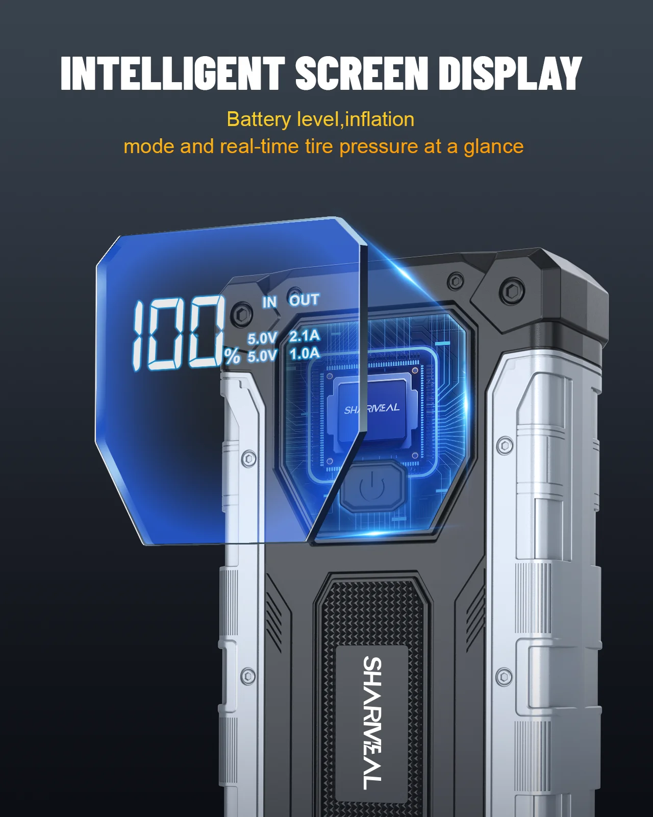 2000A Peak Current Car Jump Starter 15000mAh 12V Jump Box Car Battery Booster Pack Multi-Function Car Jumper