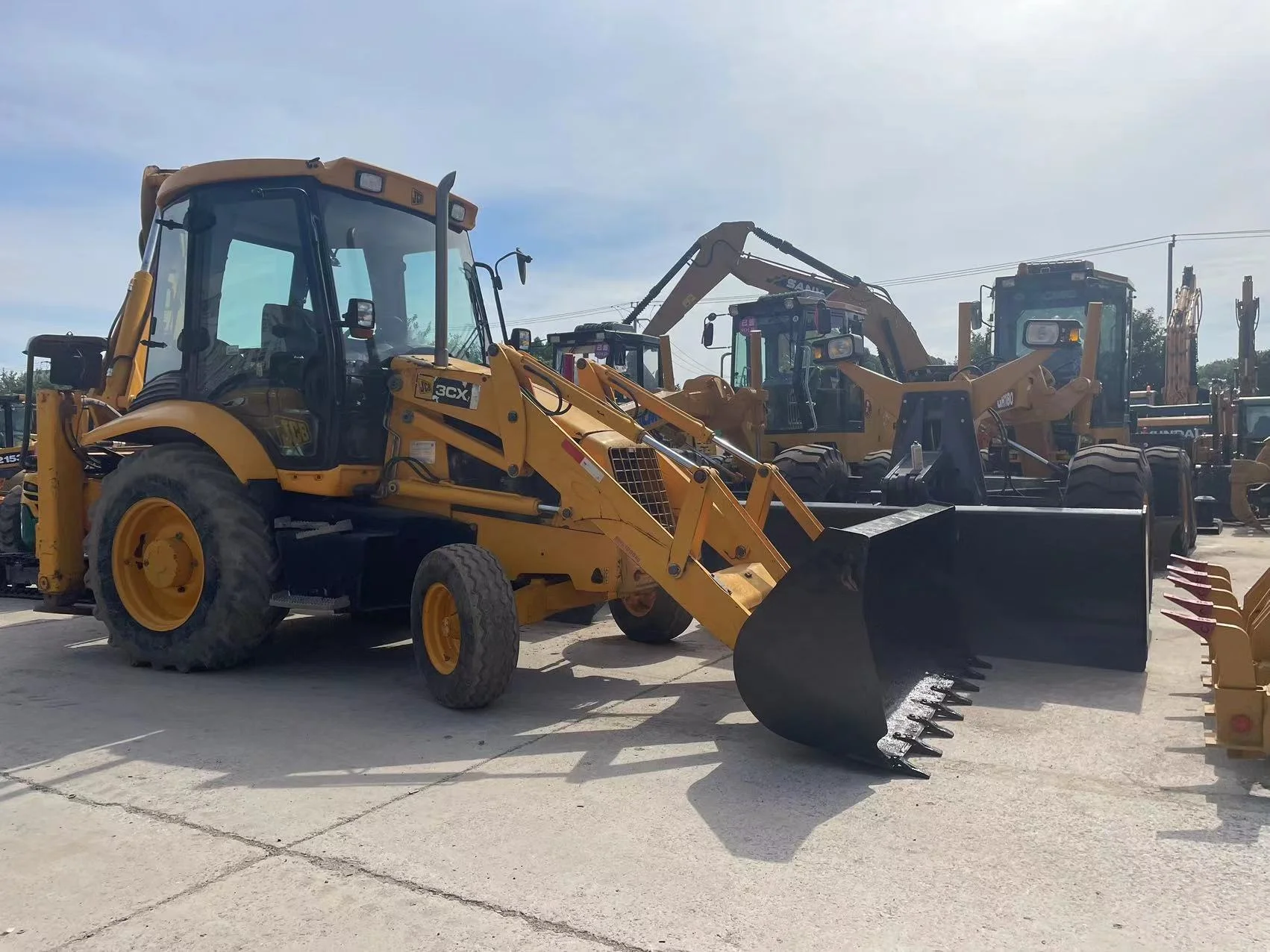 Used JCB 4x4 Wheel Loader JCB 3CX 4CX Backhoe Loader for Sale