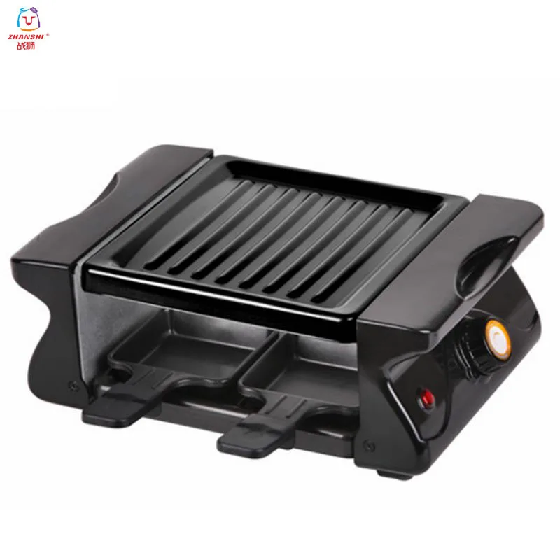Electric baking grill tabletop Smokeless Korean Full Stone Plate Barbecue Machine Commercial Electric bbq grill