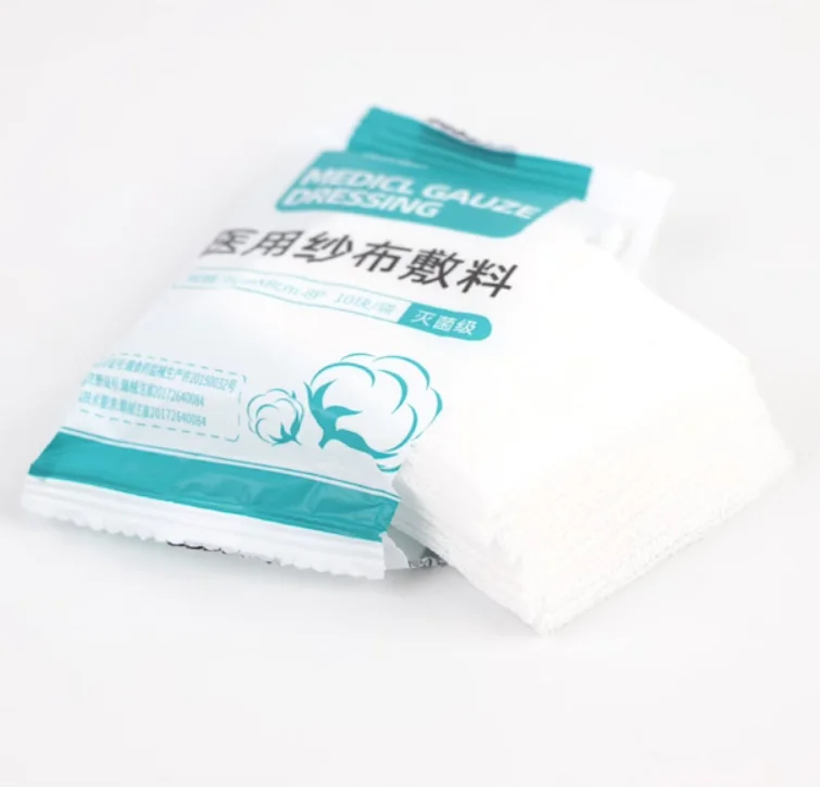 Gauze Bandage Roll with Tape 4 Inch by 4 Yards Rolled Gauze Wrap Breathable Gauze Wrap Used