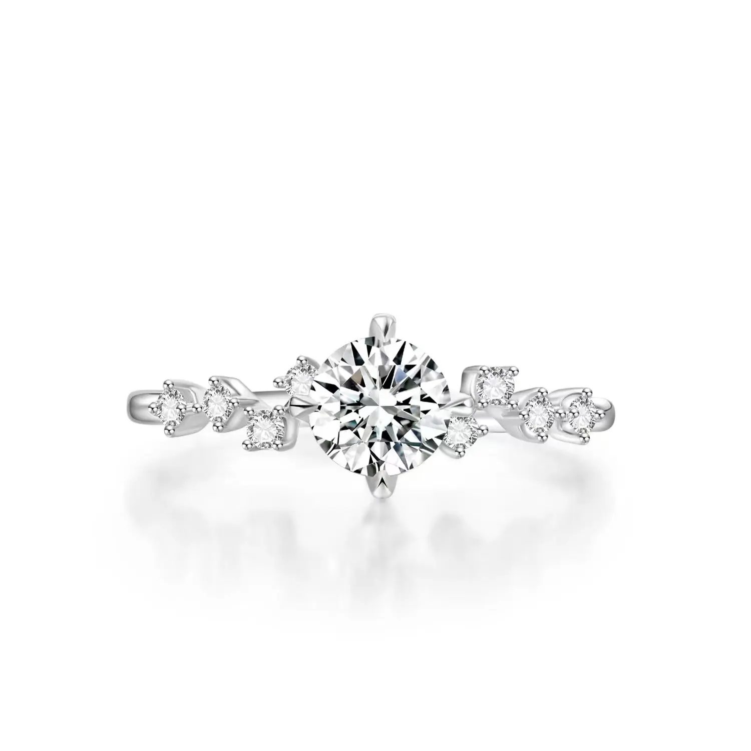 ring 14k 18k lab-grown diamonds engagement ring lab grown diamond jewelry ring