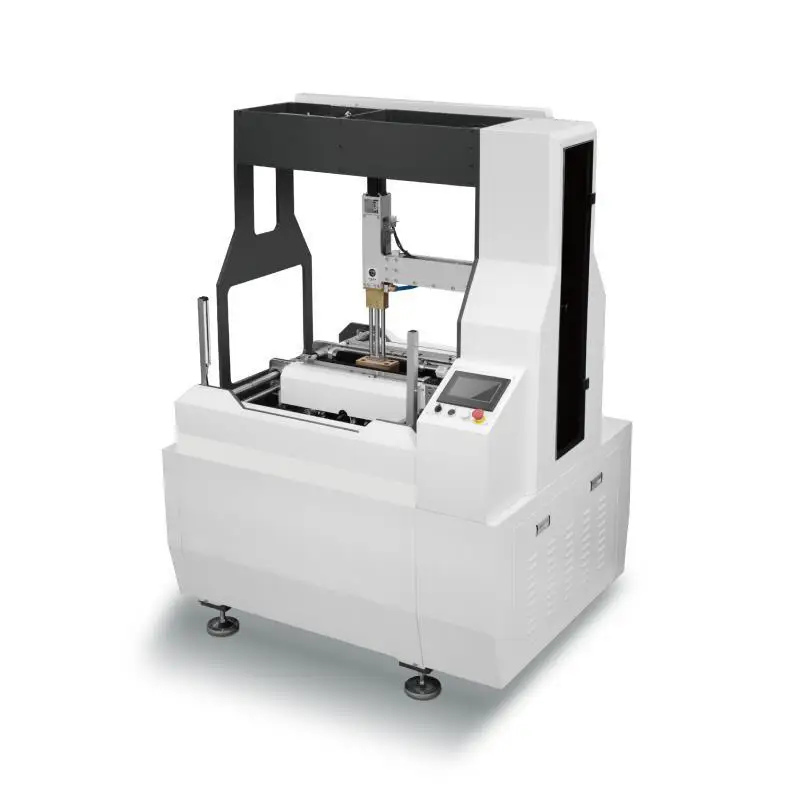 SW-B500 Semi-automatic Paper Sheet Cardboard Rigid Box Wrapping Forming Making Machine