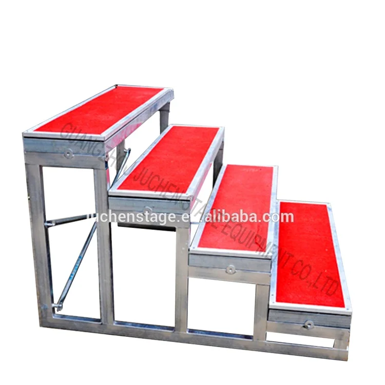 3m floor Aluminum Audience Stand structure bleachers seats volleyball court Confortable Bleachers