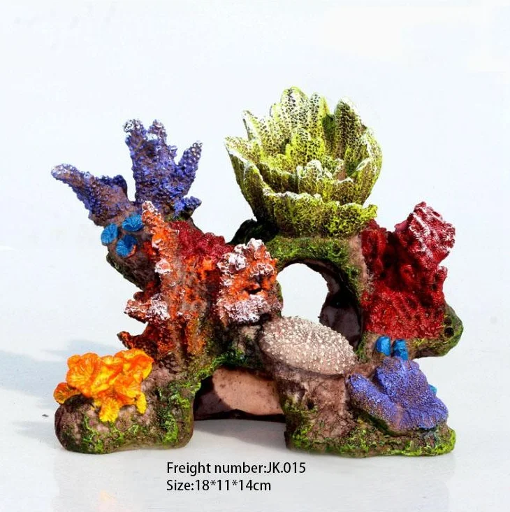 Custom Shaped Resin Coral for Fish Tank Wholesale Landscape Aquarium Decoration Accessories