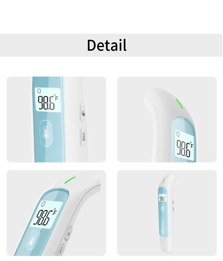 New design clinical thermometer high accuracy forehead thermometer for baby and adult
