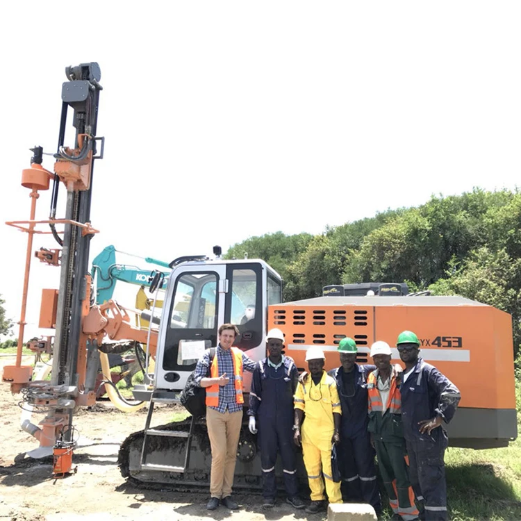 APCOM Crawler Mounted ZGYX 453 ZEGA Kaishan crawler dth drilling machine borehole drilling prices ground drilling equipment