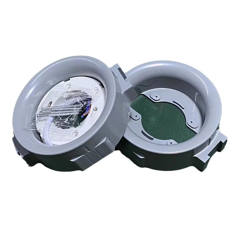 White gray ABS embedded installation base bracket GX53 lamp holder