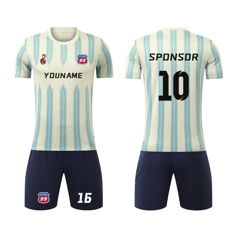 Wholesale Custom Soccer Jersey Adult Kids Boy DIY Football Uniform Set Suits Short Men Football Kits Tracksuit Training Suits