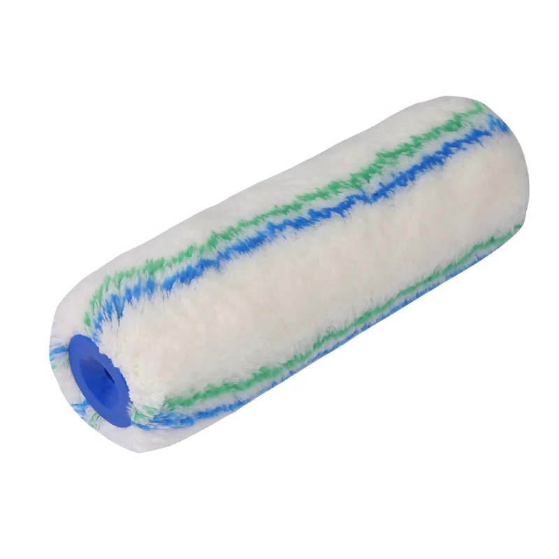 High Quality Sewn Blue and Green Polyamide Paint Roller