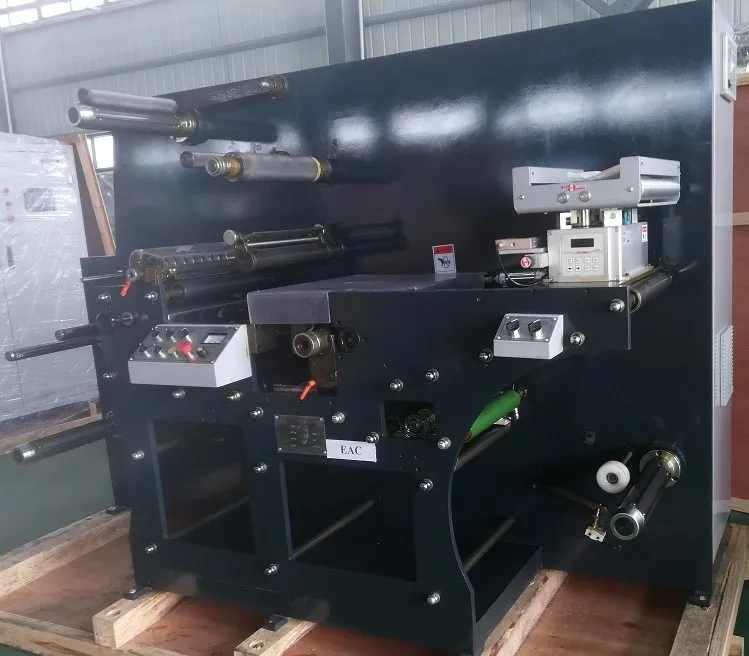 GP-320YH high speed rotary die cutting machine with turret rewinder