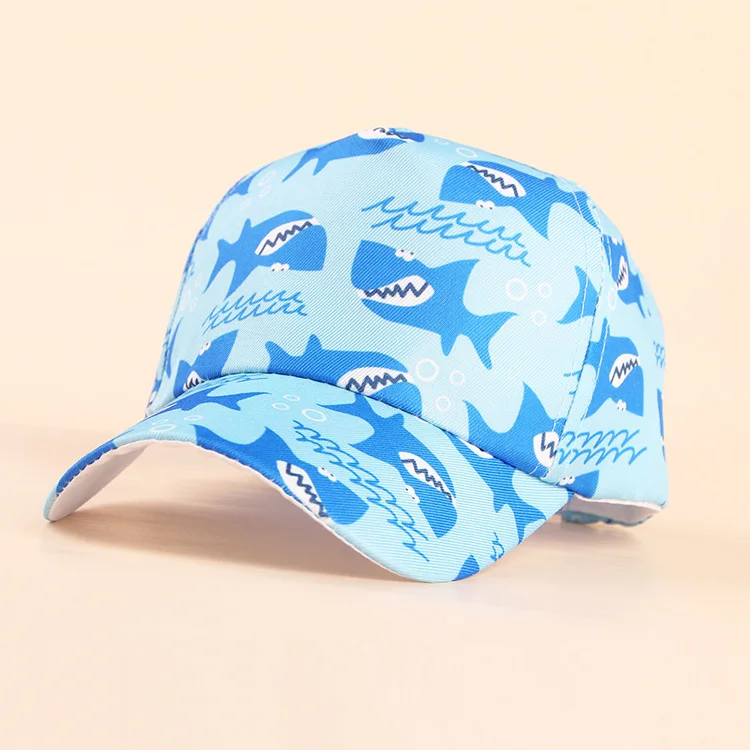 Hot Selling Wholesale Children Anime Pattern Printing Peaked Cap Hat Sports Caps Hat Kids Cartoon Design Baseball Cap