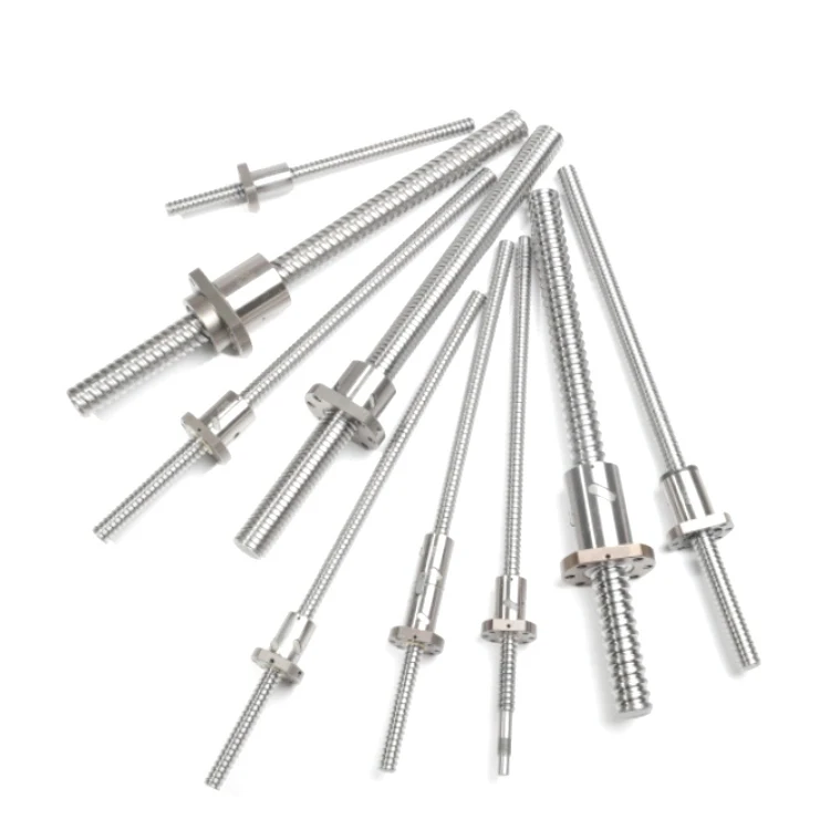 SFU1605 C3 C5 C7 Стержень с катаной резьбой Линейный шариковый винт с ЧПУ с шариковой гайкой BKBF12 Муфта и корпус гайки