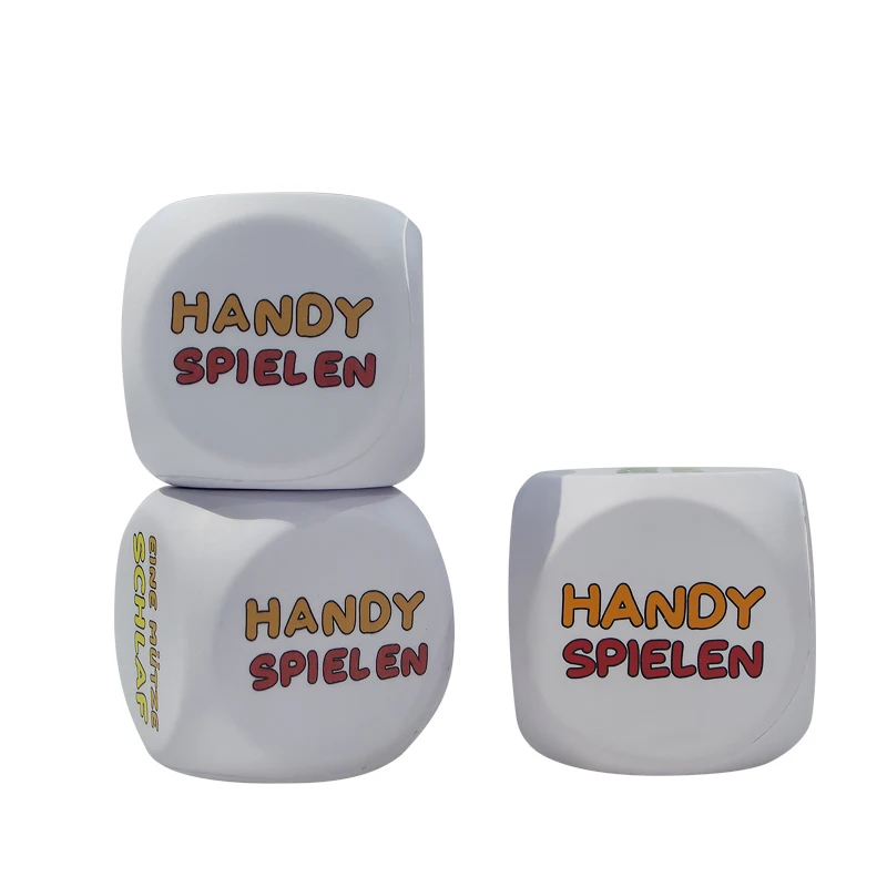 Factory Price Anti Stress Ball Pu Foam Dice Custom Pu Foam Dice Anti Stress Ball