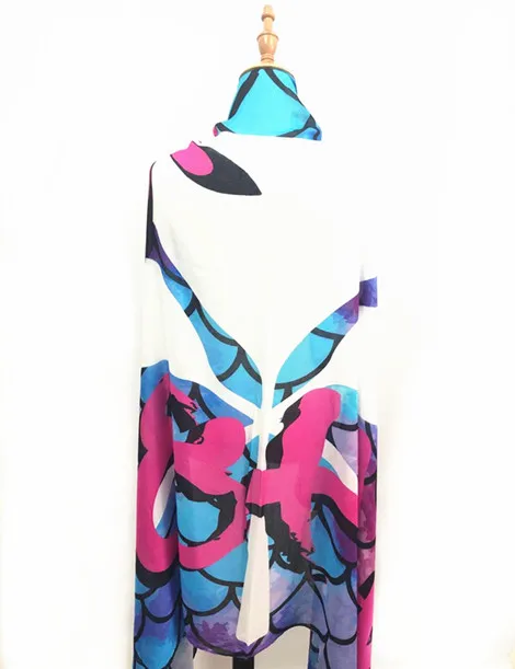 Custom design print USA hawaii style 100% rayon women beach sarong pareo beachwear