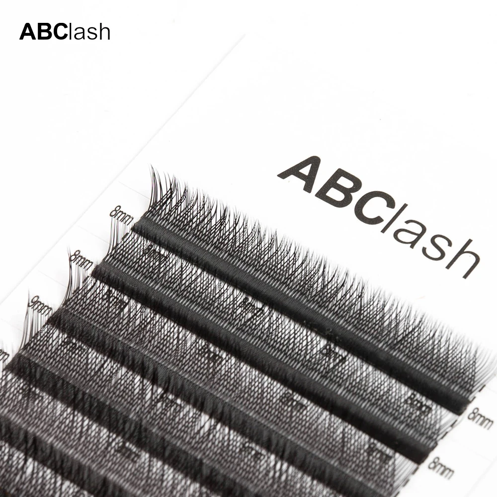 Hand made Korea PBT Fiber C Curl 0.07mm eyelash extension yy shape lashes