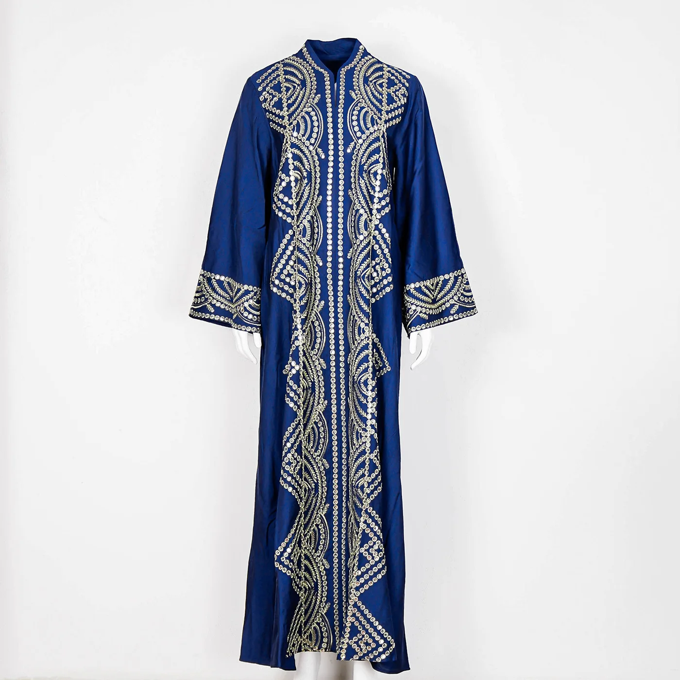 Eid Wear Ramadan Girls Fancy Abaya Printed Dubai Style Muslim Islamic Dress Ladies Breathable Abayas Wholesale