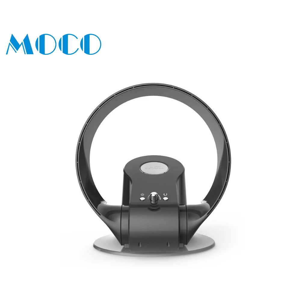 Free sample  Leafless wall mount bladeless fan intelligent table