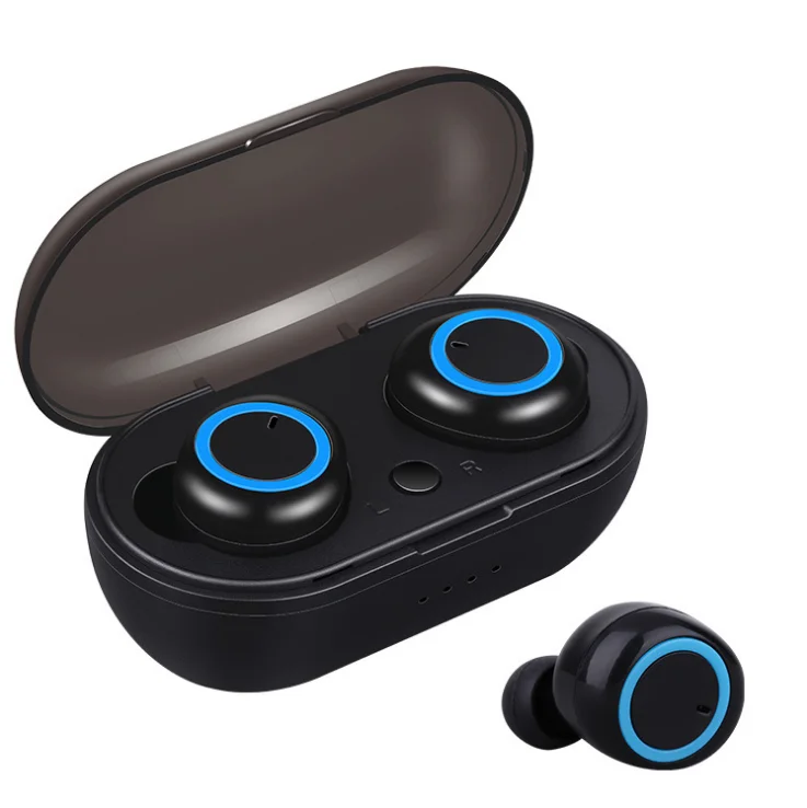 
Hot selling touchable wireless ear buds TWS mini blue tooths headphones in ear earphones with charging case 