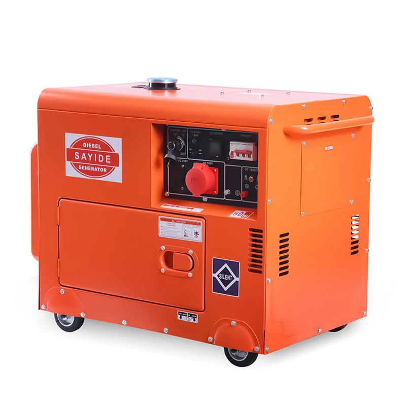 50/60Hz 10kva 10kw silent diesel generator single phase sound proof diesel generator