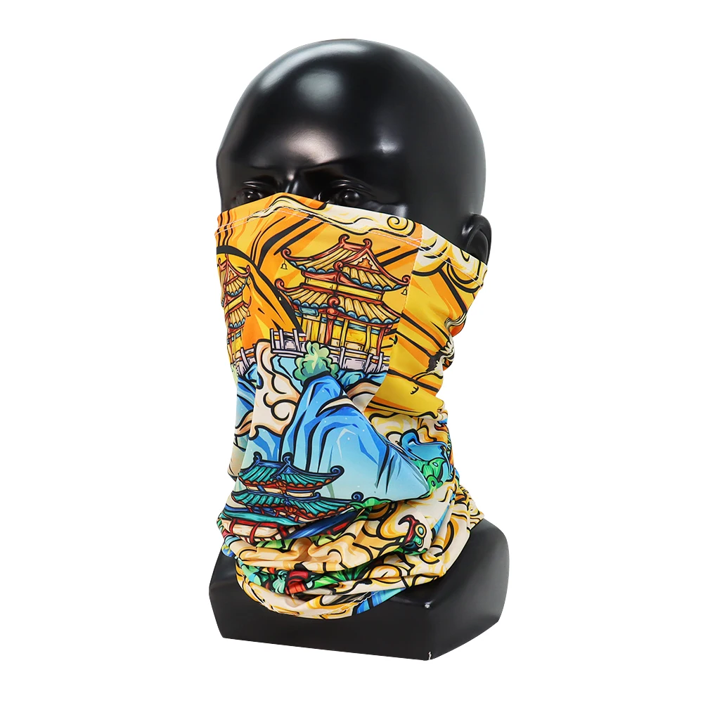 custom logo bandana tube bandana head scarf face cover multi-use neck gaiter