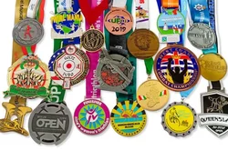 Factory Making New Design Cheap Champion Finisher Sport Medals UV Printing Medals