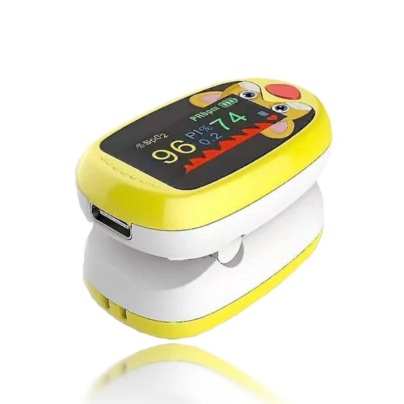 Household Medical Device TFT Rechargeable Baby Child Fingertip Pulse Oximeter Of Fingertip