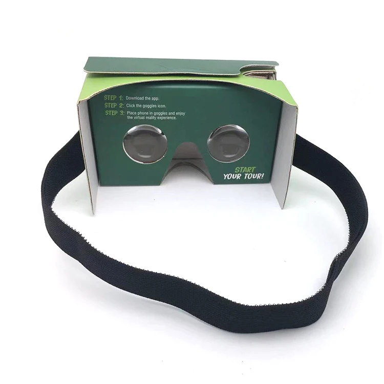  Оптовая продажа картонные очки виртуальной реальности Google cardboard v2 3d-очки с пользовательским