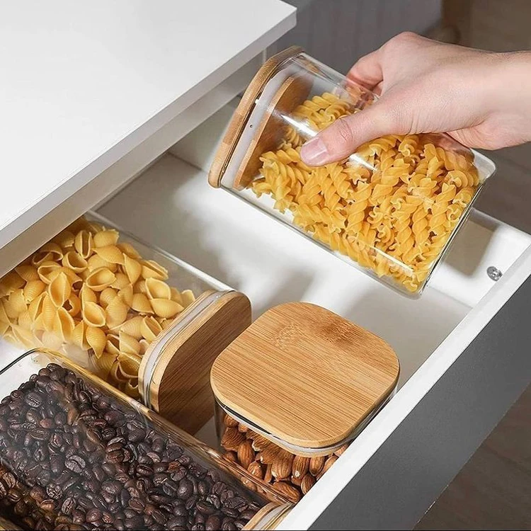 kitchen container storage jars with lids glass food jars containers unique spice jar