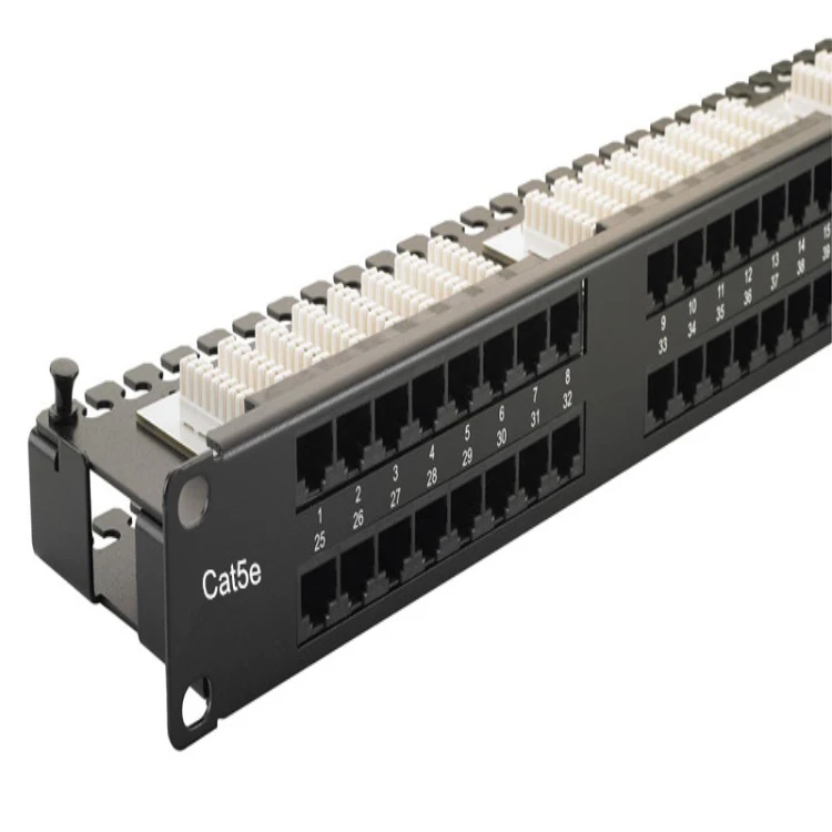  Cat6 24 порта 1U 19 'UTP FTP сеть ethernet коммутационная панель RJ45 keystone