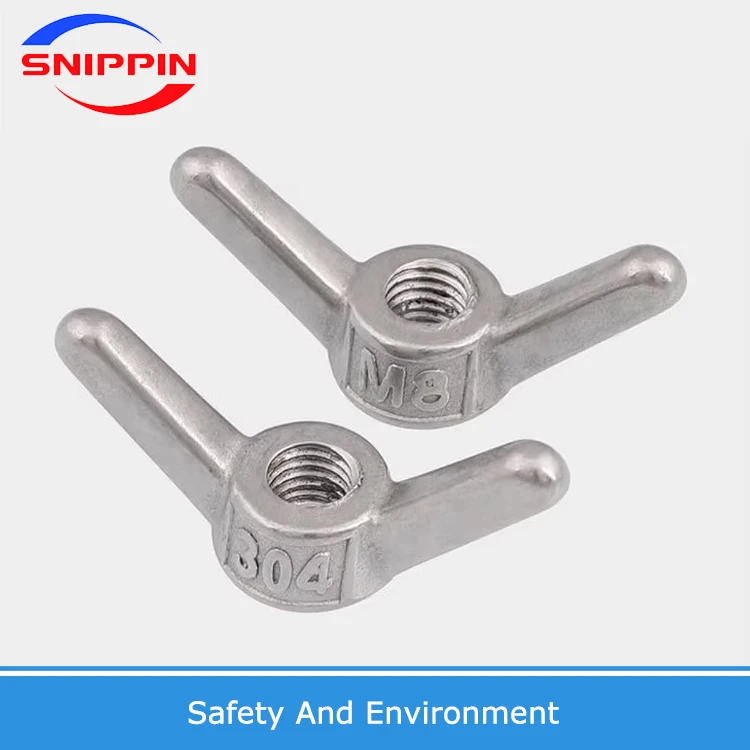 304 Stainless Steel Special-shaped Hand Screw Nut Butterfly Wing Thumb Nut Claw Nut M6 M8 M10 M12 M14 M16 M18 M20 M22 M24 M30