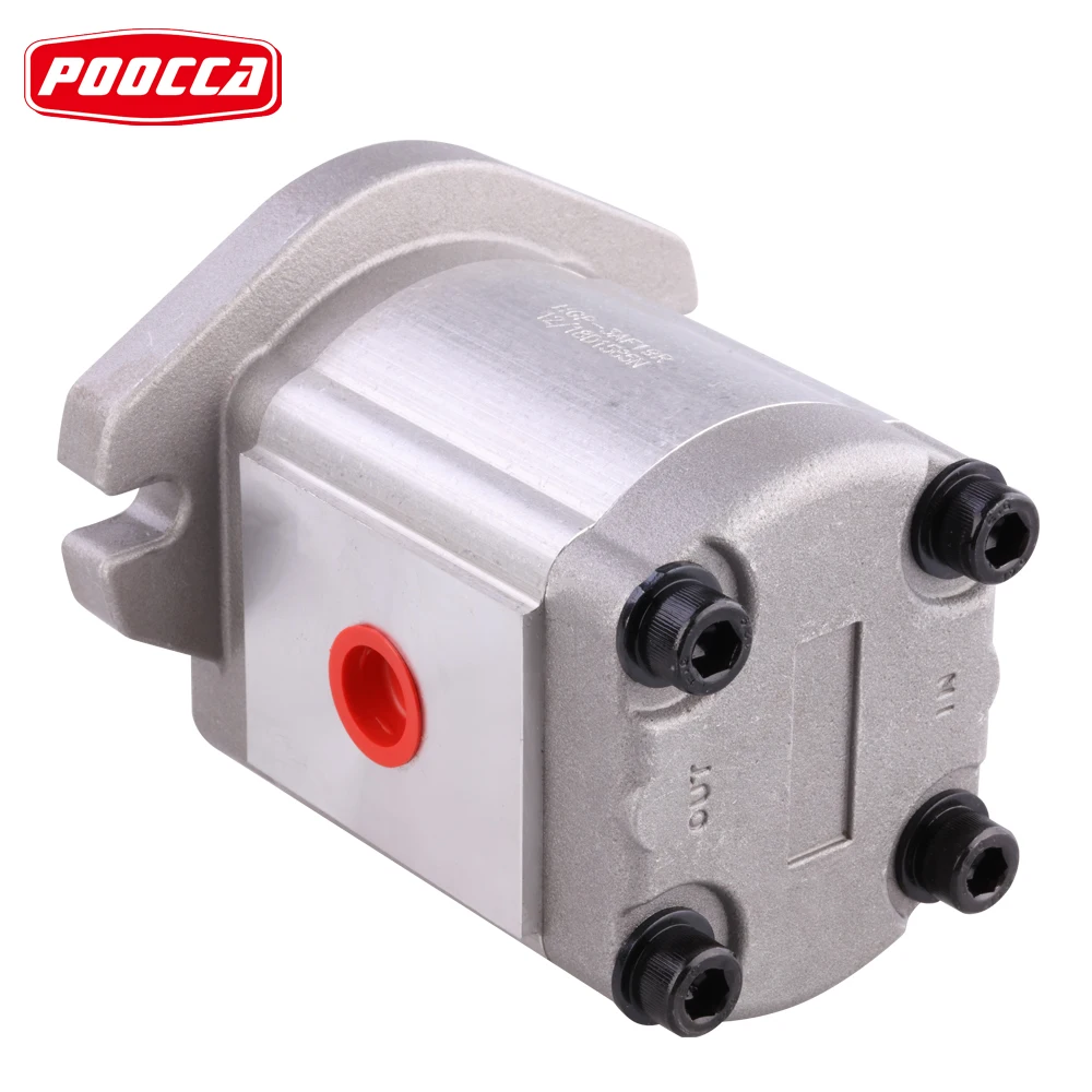 Micro Aluminum Oil Fange Type HGP-3A Hydraulic Gear Pump China Pumps
