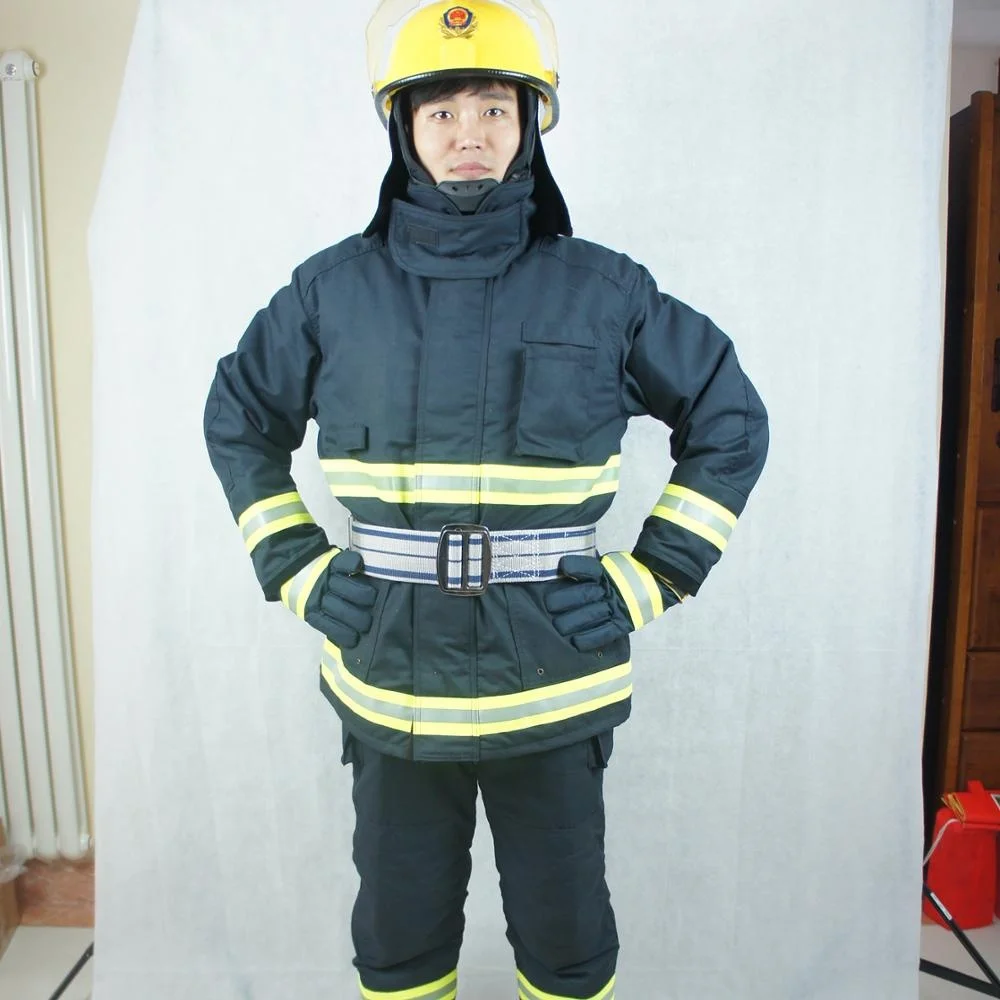 EN469 FR fire fighting safety set customize color aramid fire flame retardant fabric for fireman clothes