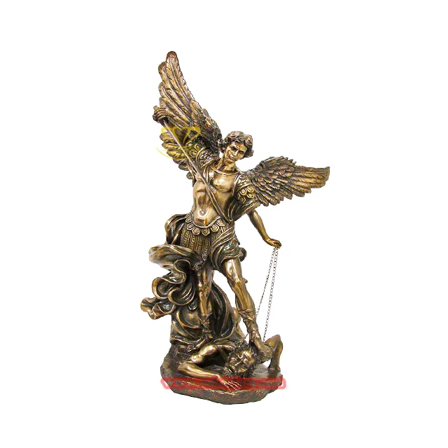 Famous Hotel Villa garden decoration design metal art Sculpture Greek Mythology Bronze Winged Goddess Statue