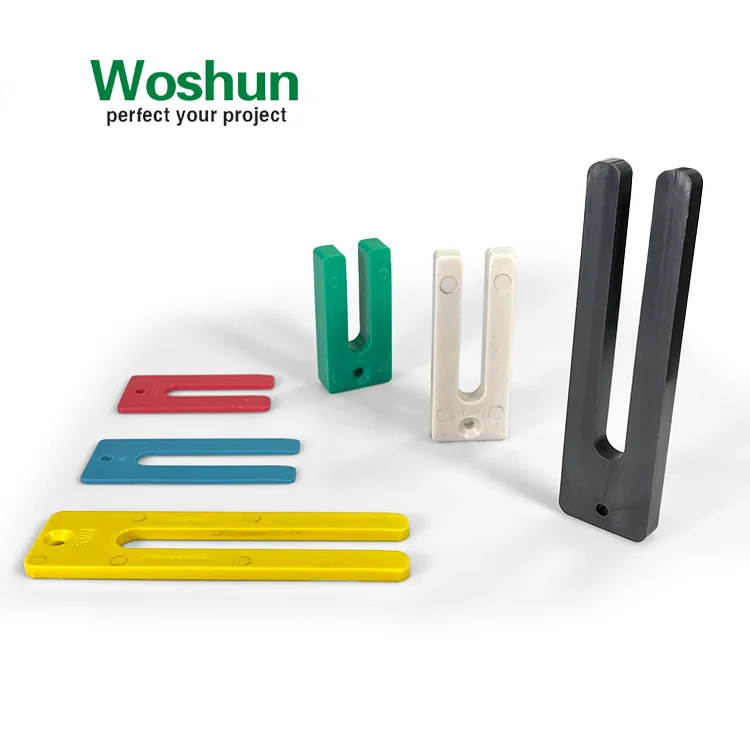 75\90\95\140mm U Type Plastic Window Packers Window Glazing Glass Flat Plastic Window Packers Plastic Horseshoe Shape Shim