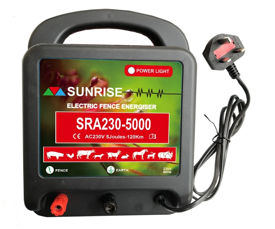 High quality & the most powerful 120 KM electric fence energizer PV protection energizer electric fence
