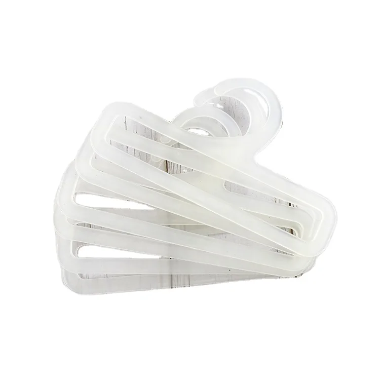 Custom wholesale white plastic display scarf hanger