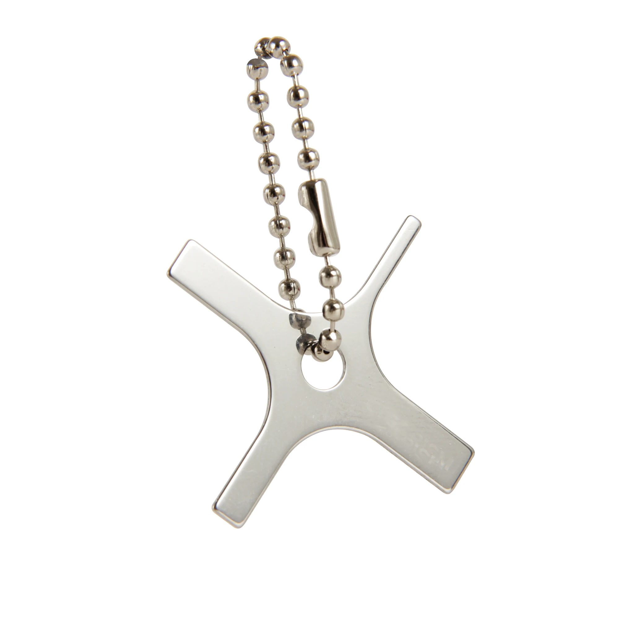 JIFENG JF-Z04 portable stainless steel metal undeformation cross keychain gas release lighter flame adjustment tool accessories